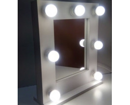 Маленькое гримерное зеркало с подсветкой 50 см