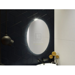 Овальное зеркало в ванну с подсветкой Априка 90х120 см